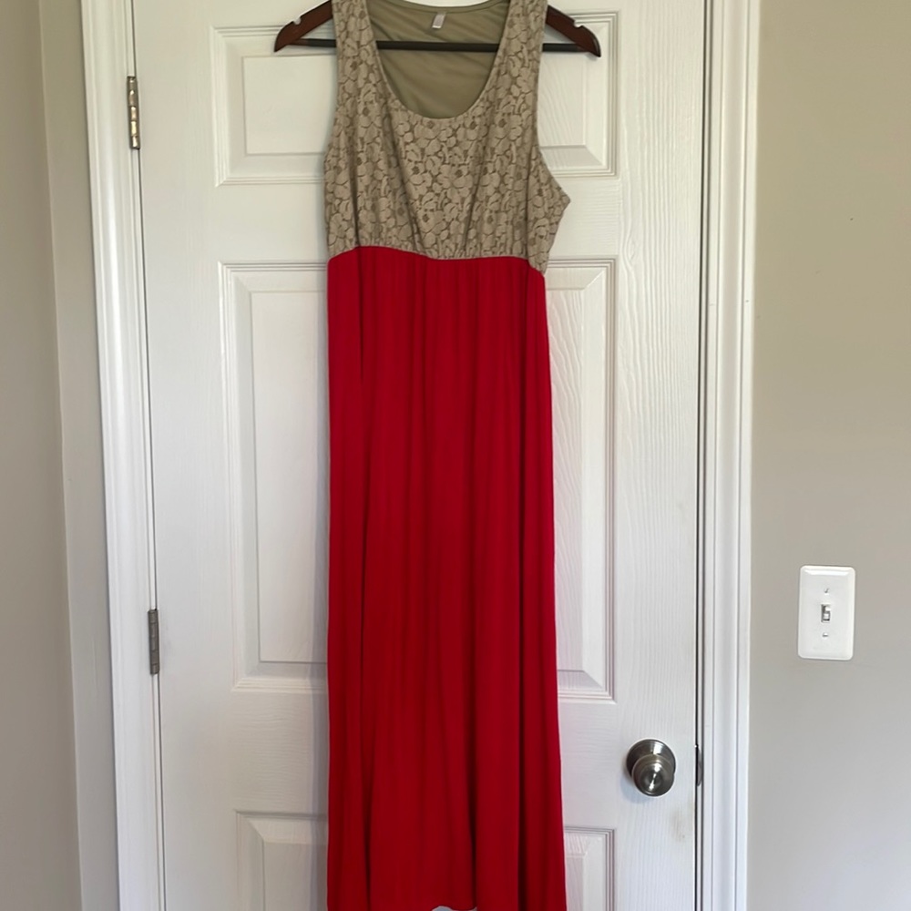 Pink Blush maxi dress